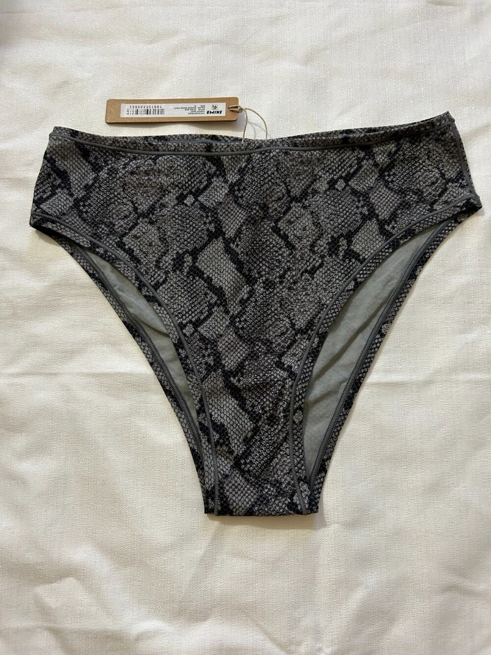 Fits Everybody Cheeky Brief Shadow Snake Print Size XL